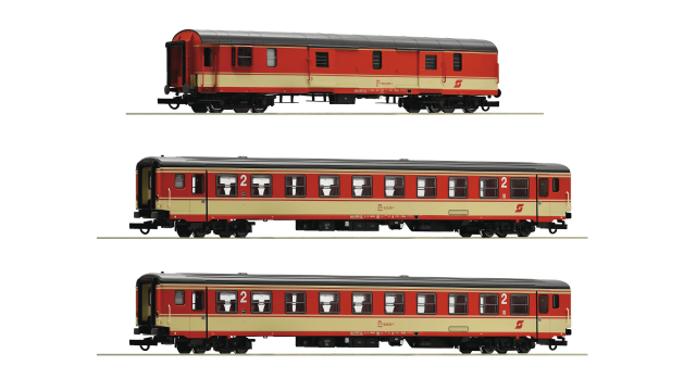 Roco 74052 Gauge H0 3 piece set (2): Express train "E 712" of the ÖBB, epoch IV