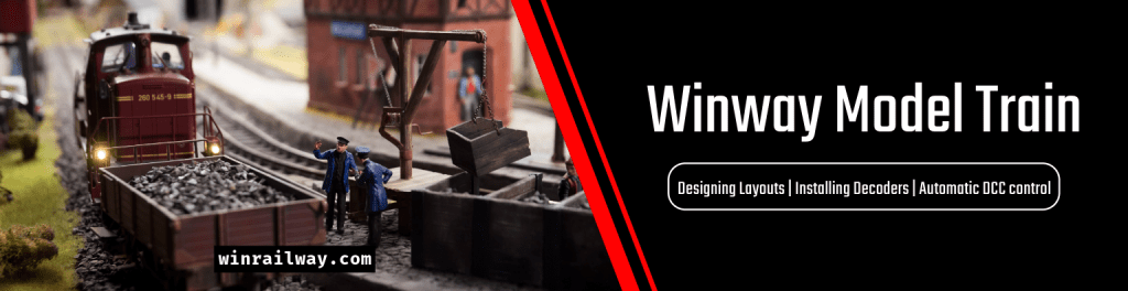 Model trains at Winrailway