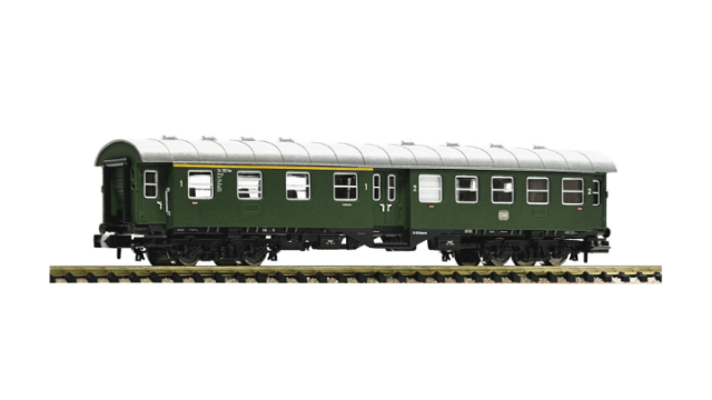 Four-axle conversion coach 1st/2nd class, type AB4yge of the German Federal Railway