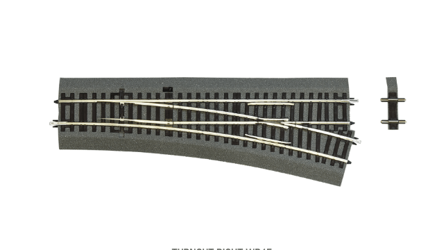 Roco 42535 - Turnout right Wr15