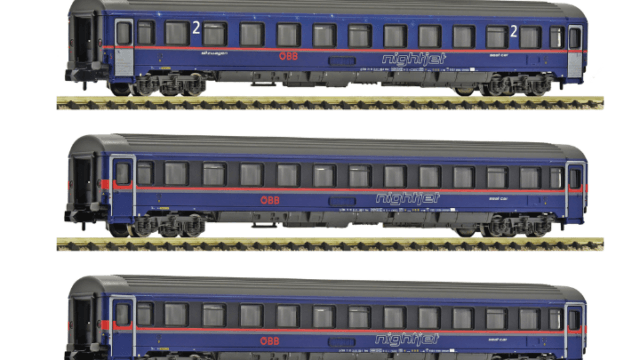 Fleischmann 6260084 "Nightjet" Eurofima coaches (3), ÖBB