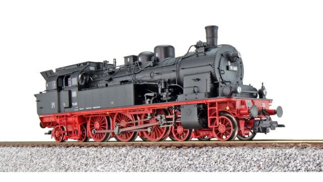 ESU 31187 — Dampflok, H0, T18, 78 468 Museum, Schwarz, Ep VI, Vorbildzustand um 2018, LokSound, Doppelraucherzeuger, Rangierkupplung, DC/AC