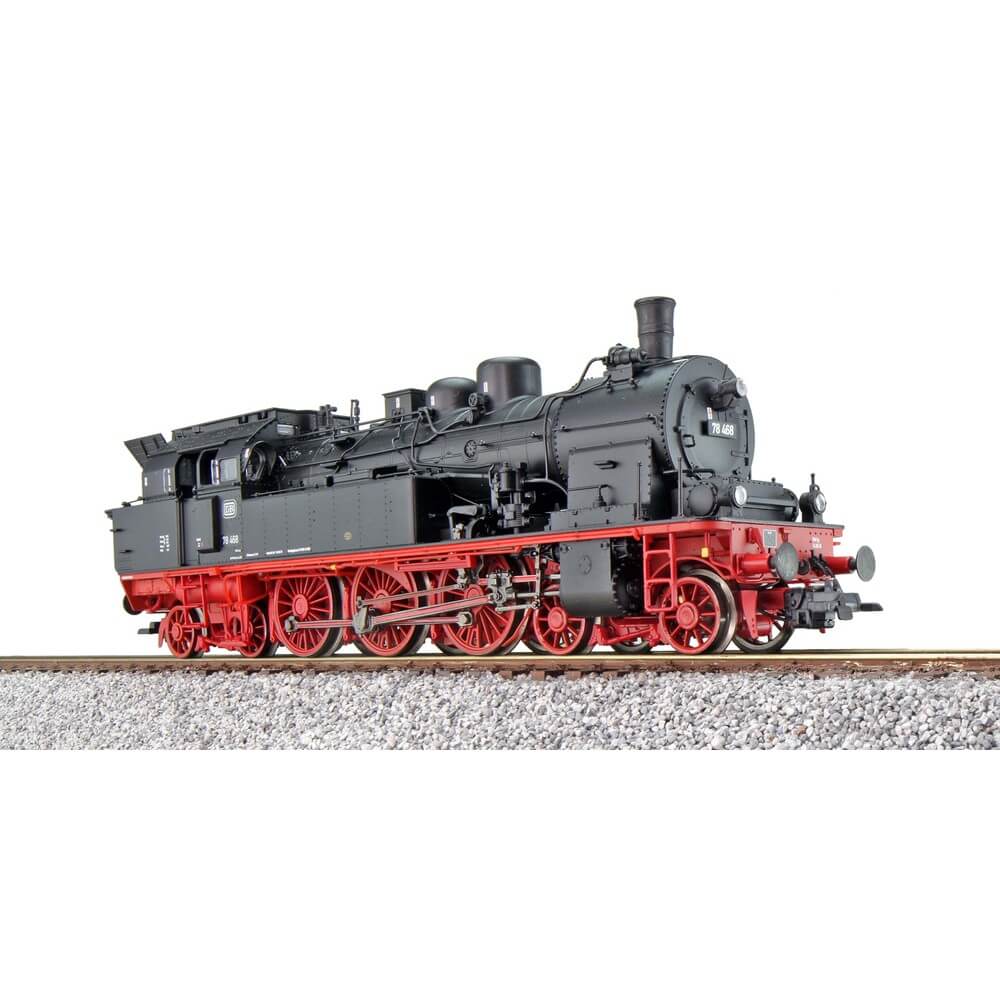 ESU 31187 — Dampflok, H0, T18, 78 468 Museum, Schwarz, Ep VI, Vorbildzustand um 2018, LokSound, Doppelraucherzeuger, Rangierkupplung, DC/AC