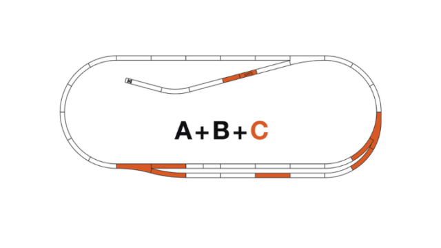 Roco 42021 — Set C ROCO-LINE