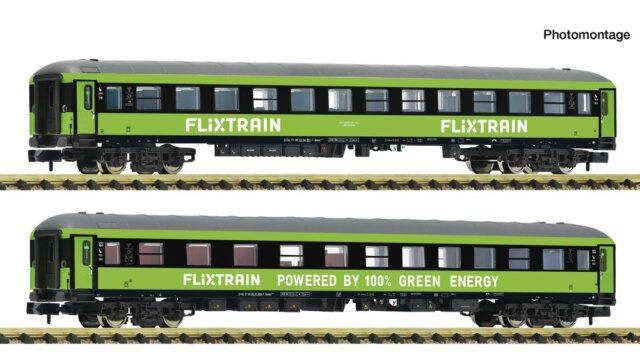 Fleischmann 6260085 — 2er Set Personenwagen Flixtrain #1