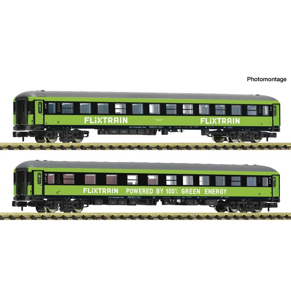 Fleischmann 6260085 — 2er Set Personenwagen Flixtrain #1
