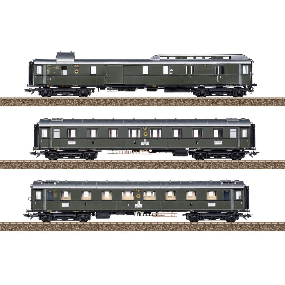 Trix T23650 — Wagen-Set PwPost4ü-28 DRG - Image 3